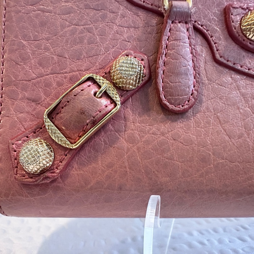 Balenciaga Long Zip Around Wallet - Pink/Coral - Authentic - Picture 4 of 16